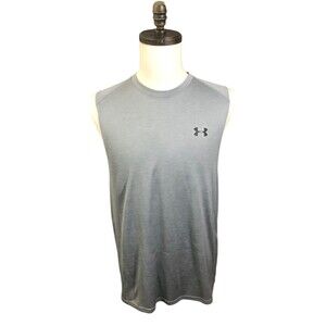 Under Armour HeatGear Tank Top Men's Gray Medium